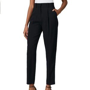 Emporio Armani Black Ankle Tuxedo Pants size 40 / US 4